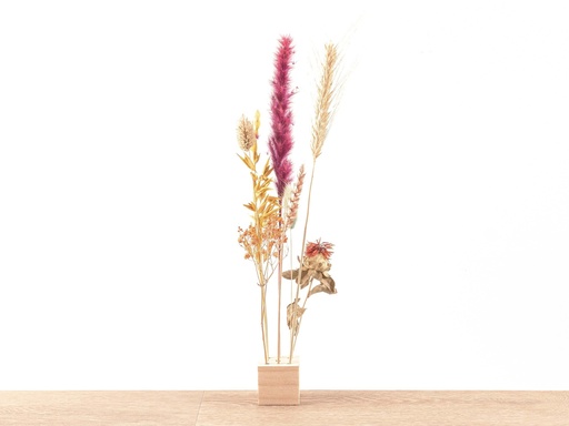 "Holz Trockenblumenständer - S - Blumen und Kräuter + Trockenblumenarrangement image"