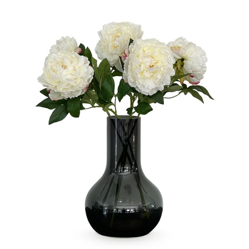 "Kunstblumen Solo - Creme - Pfingstrosen - x 5 - 65cm image"