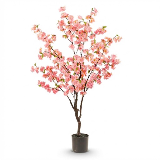 "Kunstpflanze - Prunus - Kirschblüte - Rosa - 135cm image"