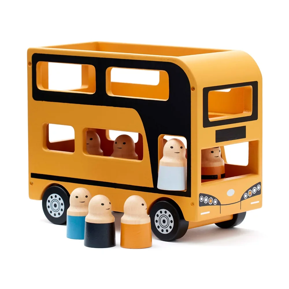 Kids Concept Spielzeug Doppeldecker Bus  Holz