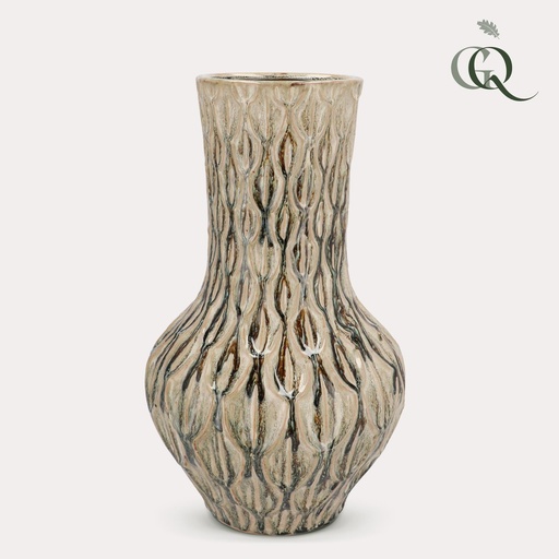 "Vase Stein M - H39 W23 - Boa Grün image"