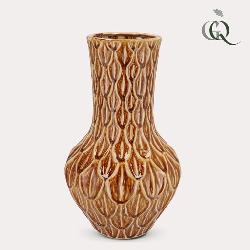 "Vase Stein M - H39 W23 - Boa Braun image"
