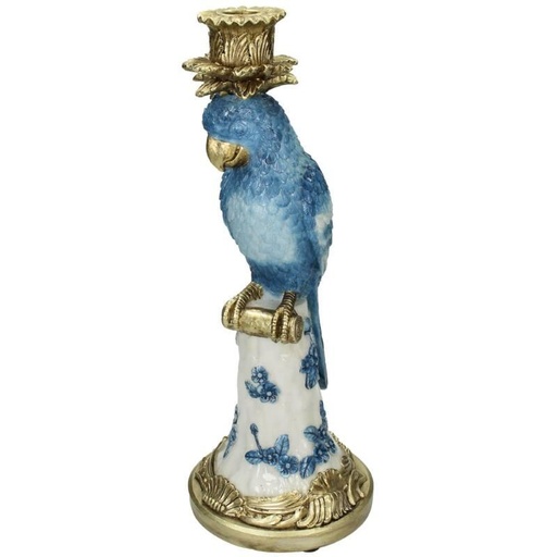 "Kerzenhalter mit Blauem Vogel - ↑ 36 cm image"