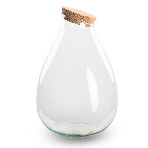 "Bottle Garden Glas mit Korken - Geschlossenes Terrarium - Drop XL - ↑ 37 cm image"