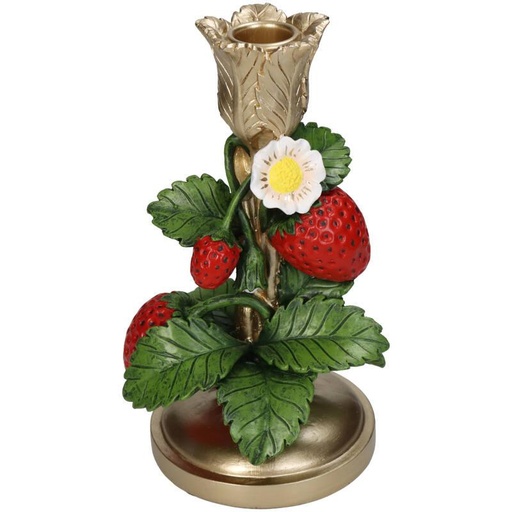 "Kerzenständer - Erdbeere Gold ↑ 20 cm image"