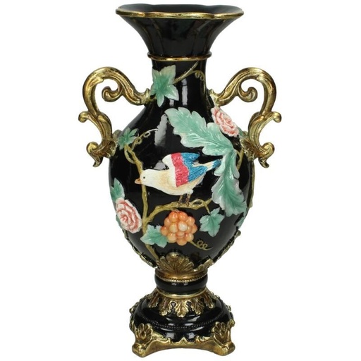 "Vogel Vase mit farbenfrohem Design image"