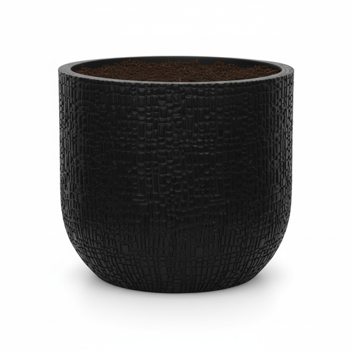 "Capi Pot Bol Skin Anthrazit - D24cm - H21cm image"
