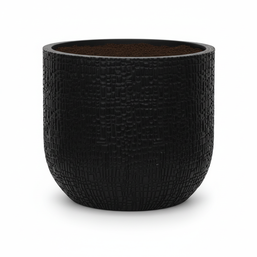 "Capi Topf Bol Skin Anthrazit - D17cm - H15cm image"
