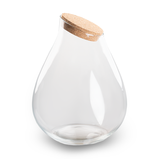"Terrarium Flasche mit Korken - Drop XXL - Ø 34 cm ↑ 43 cm image"