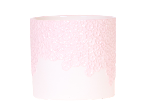 "Kolibri Home | Bloom Ziertopf - Rosa - Ø12cm image"