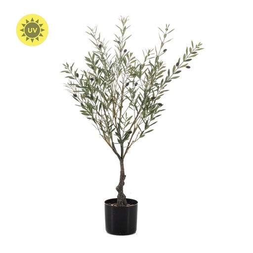 "Artificial Olive tree im Topf - Kunstpflanze - UV - 90 cm image"