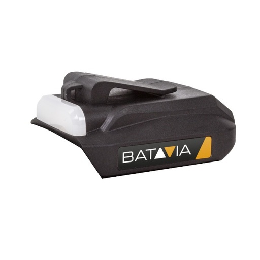 "Batavia Maxxpack 18V USB-Akku-Adapter mit Taschenlampe (ohne Akku und Ladegerät) image"