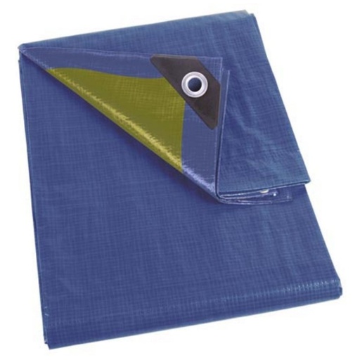 "Planenabdeckung 12 x 15 m, wasserabweisendes Polyester 110 g/m², Plane mit 54 Ösen und verstärkten Ecken, für den Garten image"