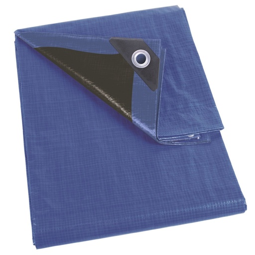 "Planenabdeckung 5 x 8 m, extra starkes Polyester 140 g/m², rechteckige Plane mit 26 Ösen und verstärkten Ecken, für den Garten image"