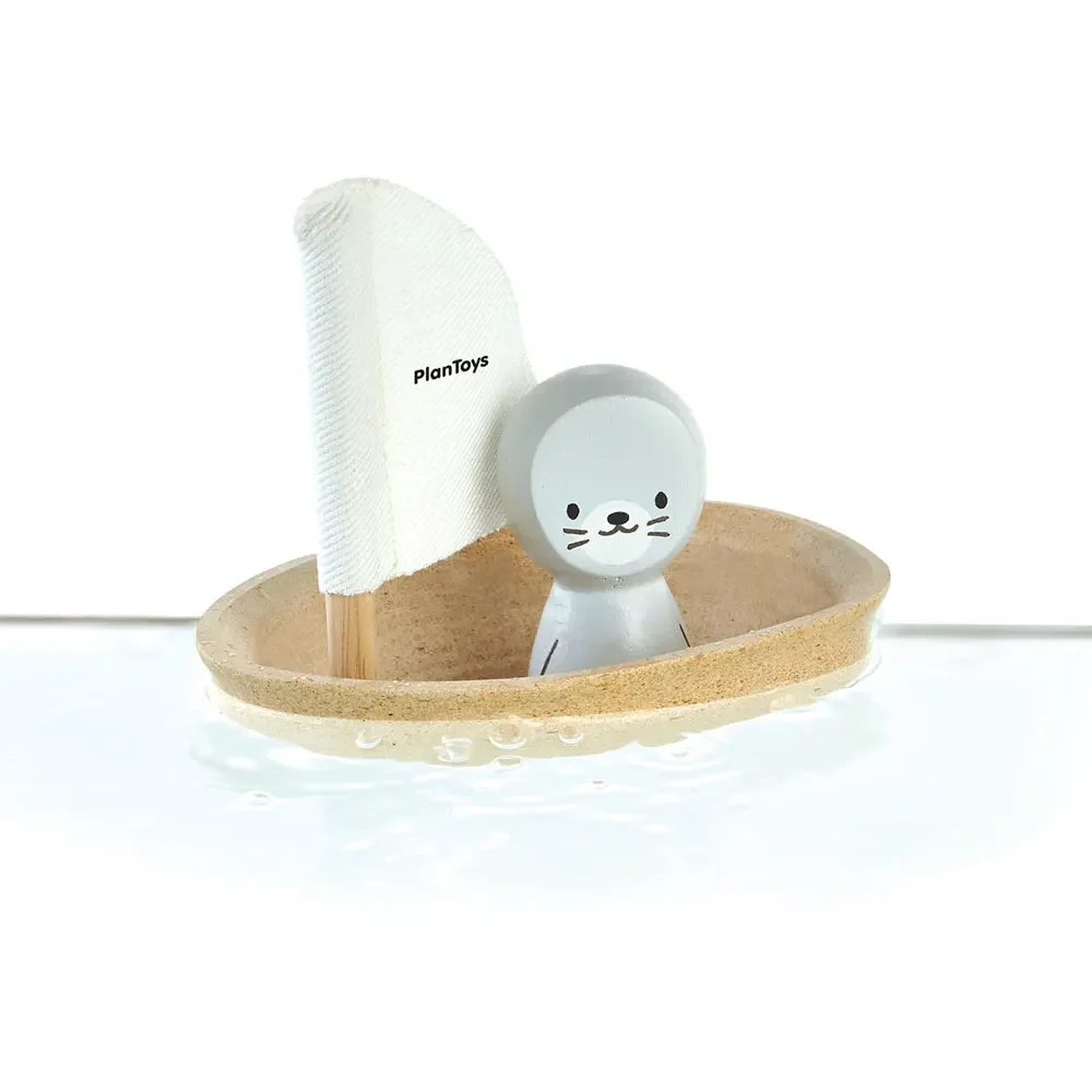 Plan Toys Badewannen-Boot Seehund