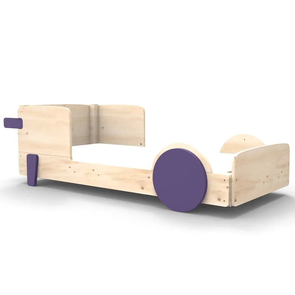 Mathy by Bols Einzelbett "Discovery", Farbe Elemente: cuberdon purple