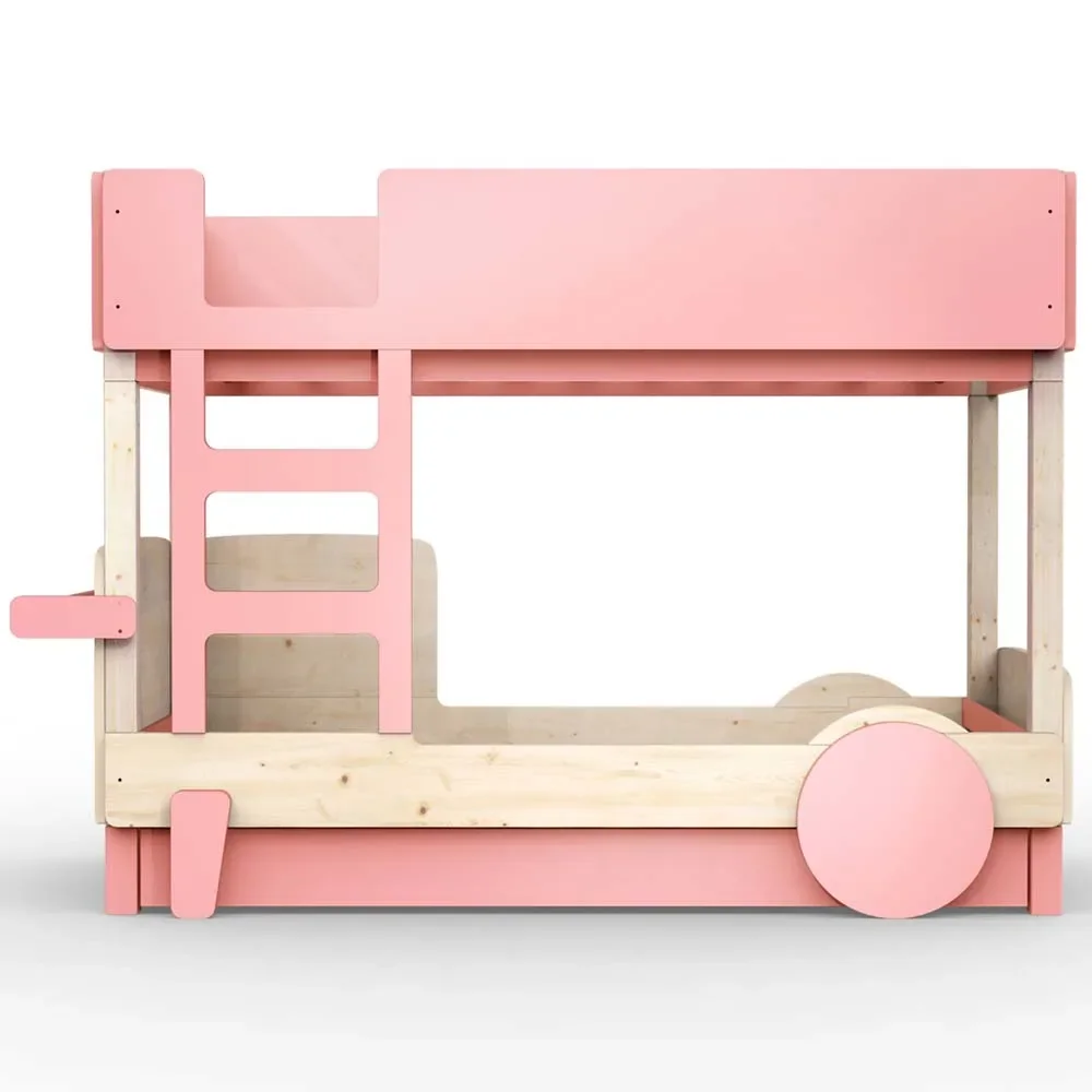 Mathy by Bols Etagenbett "Discovery" mit Bettschublade, Farbe Elemente: light pink