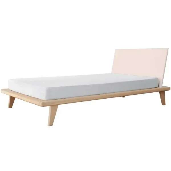 Laurette Kinderbett Zen 100 x 200, Farbe der Flächen: Rose poudre