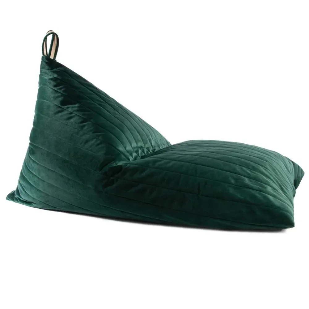 Nobodinoz Sitzsack "Essaouira" Savanna Samt grün