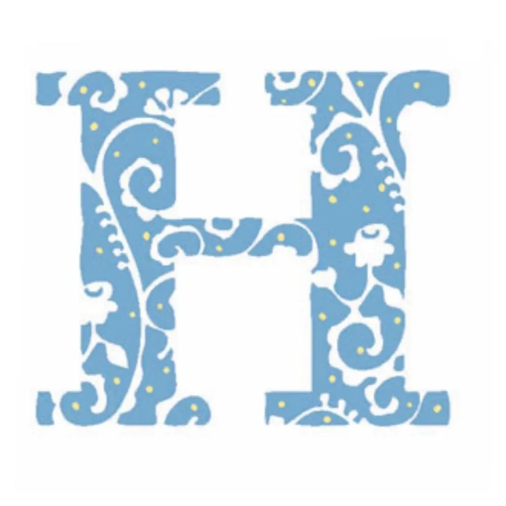 Lilipinso Sticker blau Buchstabe h