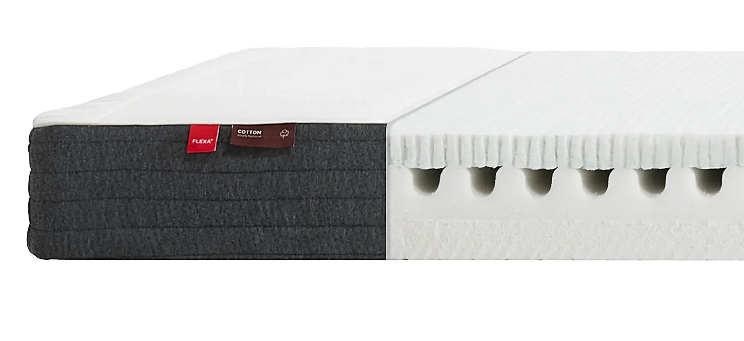 "Flexa Matratze - Sleep, mit Baumwollbezug, Größe: 90 x 200 cm image"