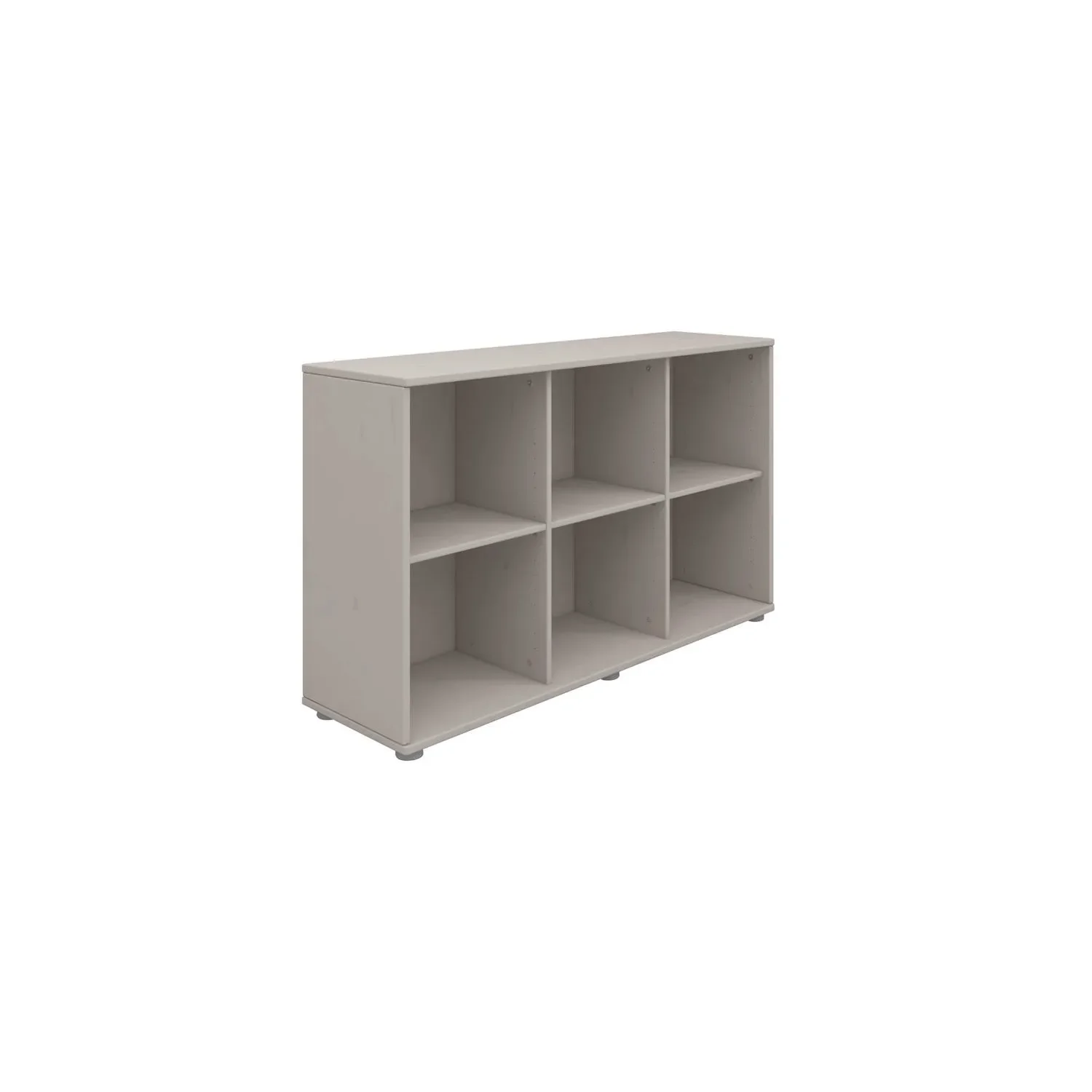 Flexa Bücherregal - Classic, 123,9x74,5 cm, Farbe: Grau gewaschen