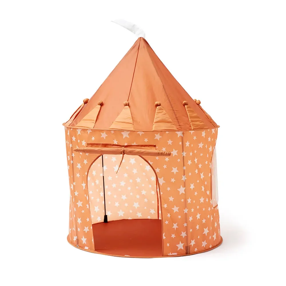 Kids Concept Spielzelt rund Sterne braun