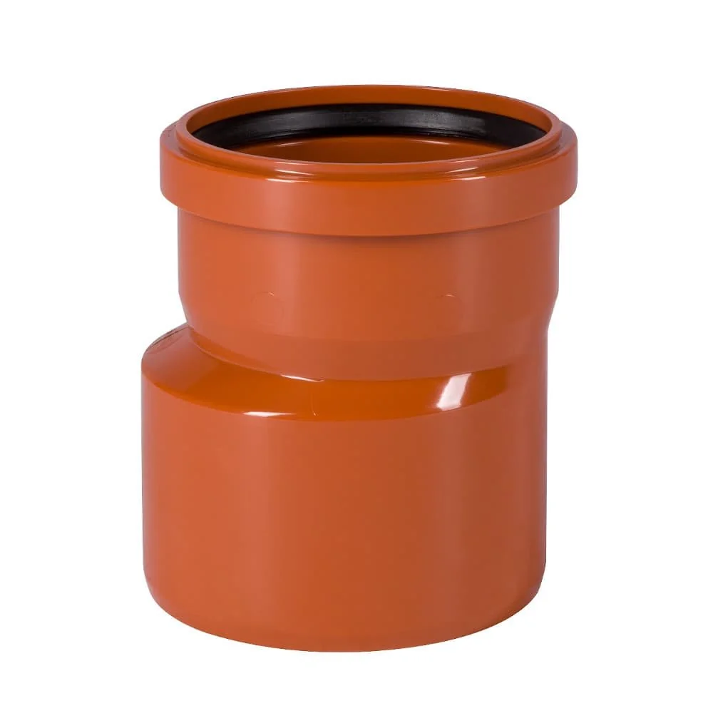 KGR Reduktion DN 200/160, KG Rohr Reduzierung, PVC Abwasserrohr
