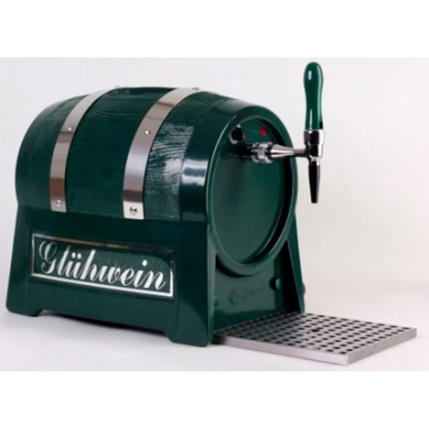 "Glühweinzapfanlage, Getränke-Durchlauferhitzer 9kW , Fassform , 1-leitig, mit elektrischer Pumpe , dunkelgrün oder schwarz image"