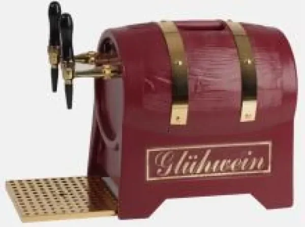 Glühweinzapfanlage, Getränke durchlauferhitzer - Special Edition Rot mit Luftkompressor, 9 kW, 2-leitig
