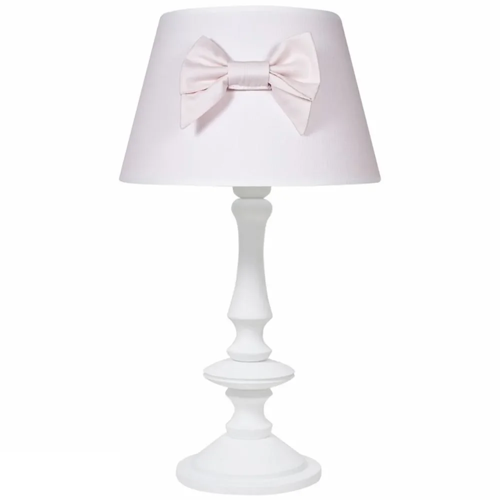 Caramella Tischlampe Schleife rosa