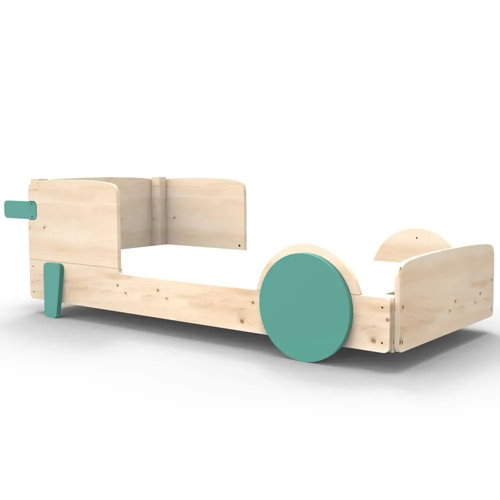 Mathy by Bols Einzelbett "Discovery", Farbe Elemente: light green