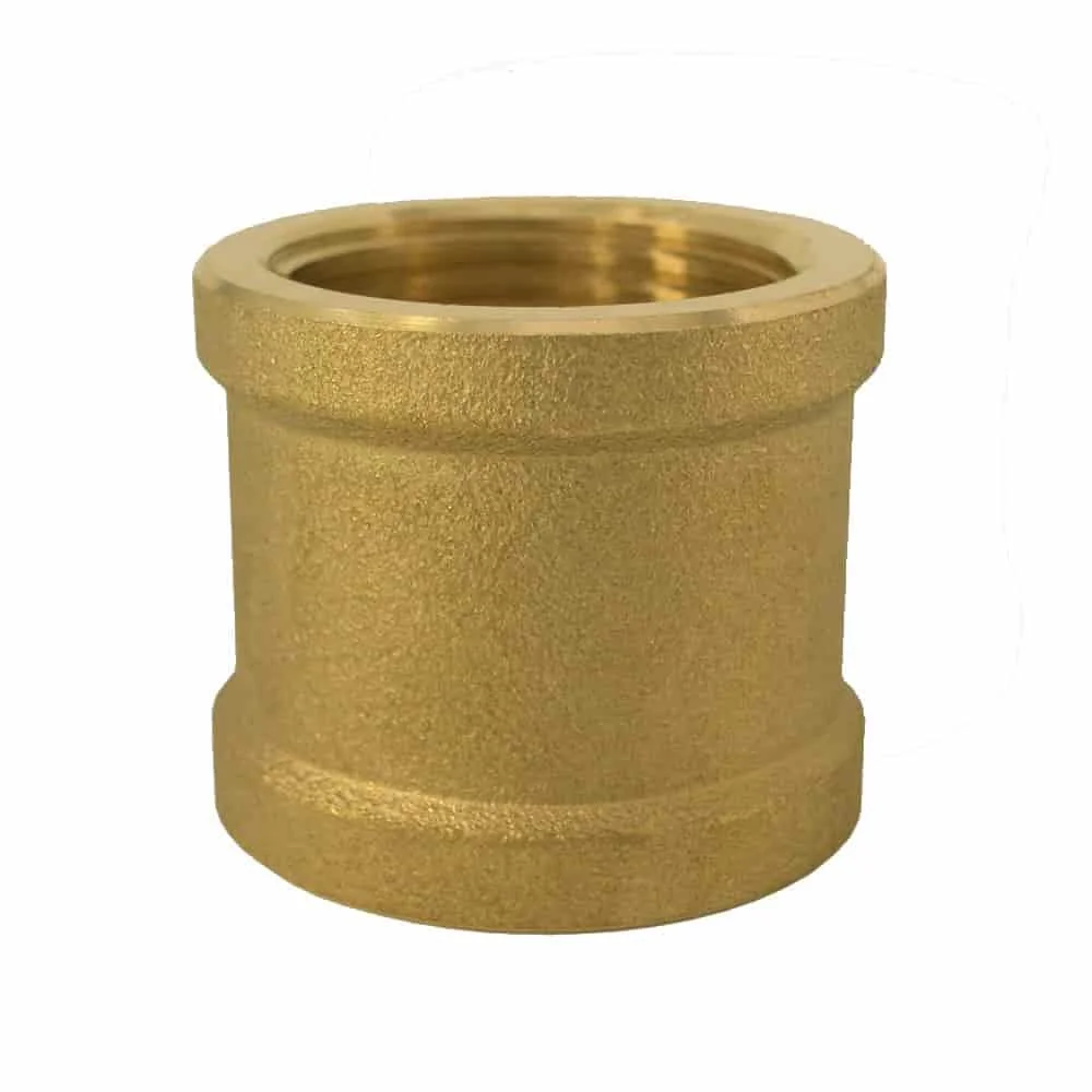 Messing Muffe 1 Zoll IG, Gewindefitting Messing, Sanitär Fitting