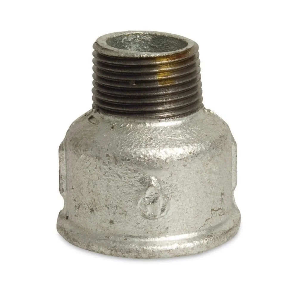 Reduziermuffe Temperguss, Gewindefitting 2" IG x 1 1/2" AG