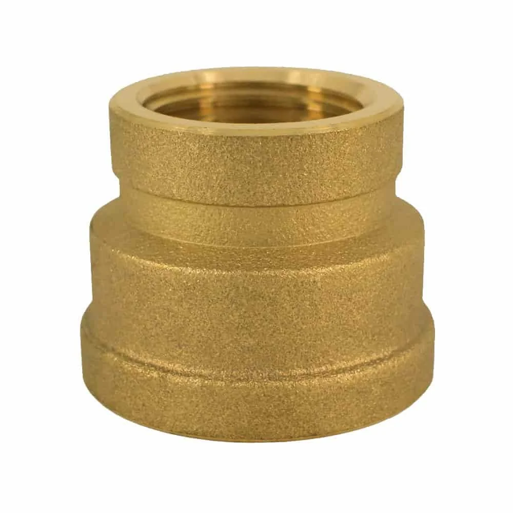Messing Muffe reduziert, Gewindefitting, 1" IG x 3/4" IG