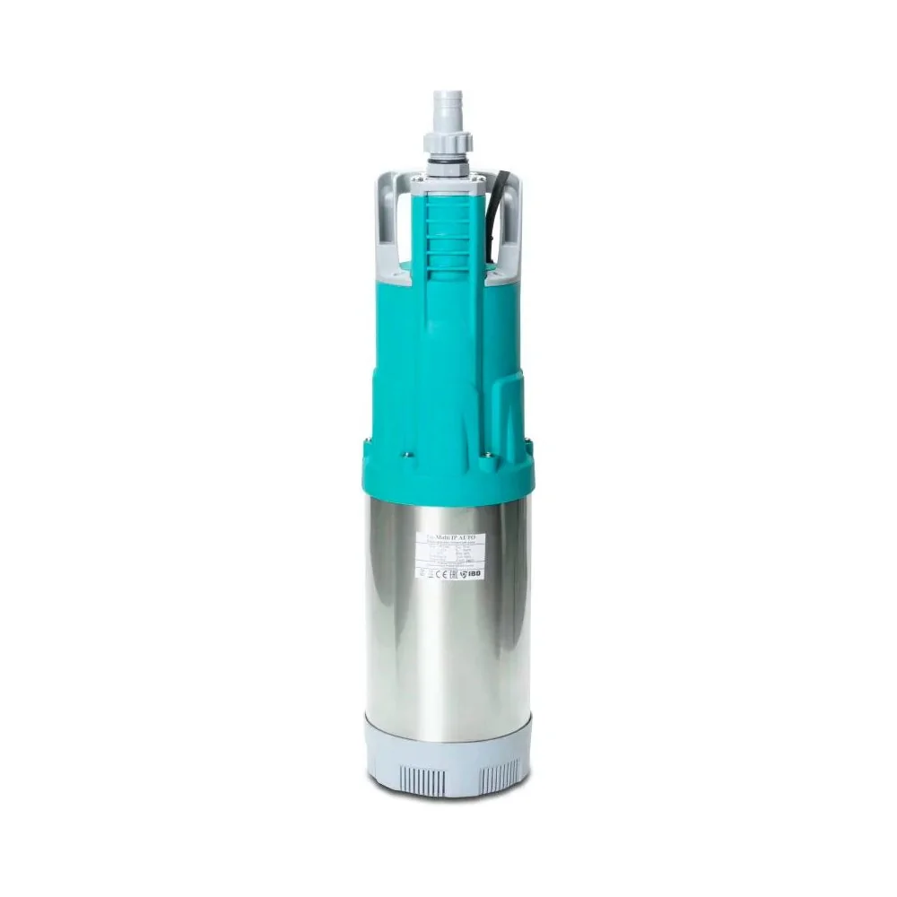Tauchpumpe, Brunnenpumpe, Unterwasserpumpe, 230V, 5.2A, blau, Multi IP Multi stage