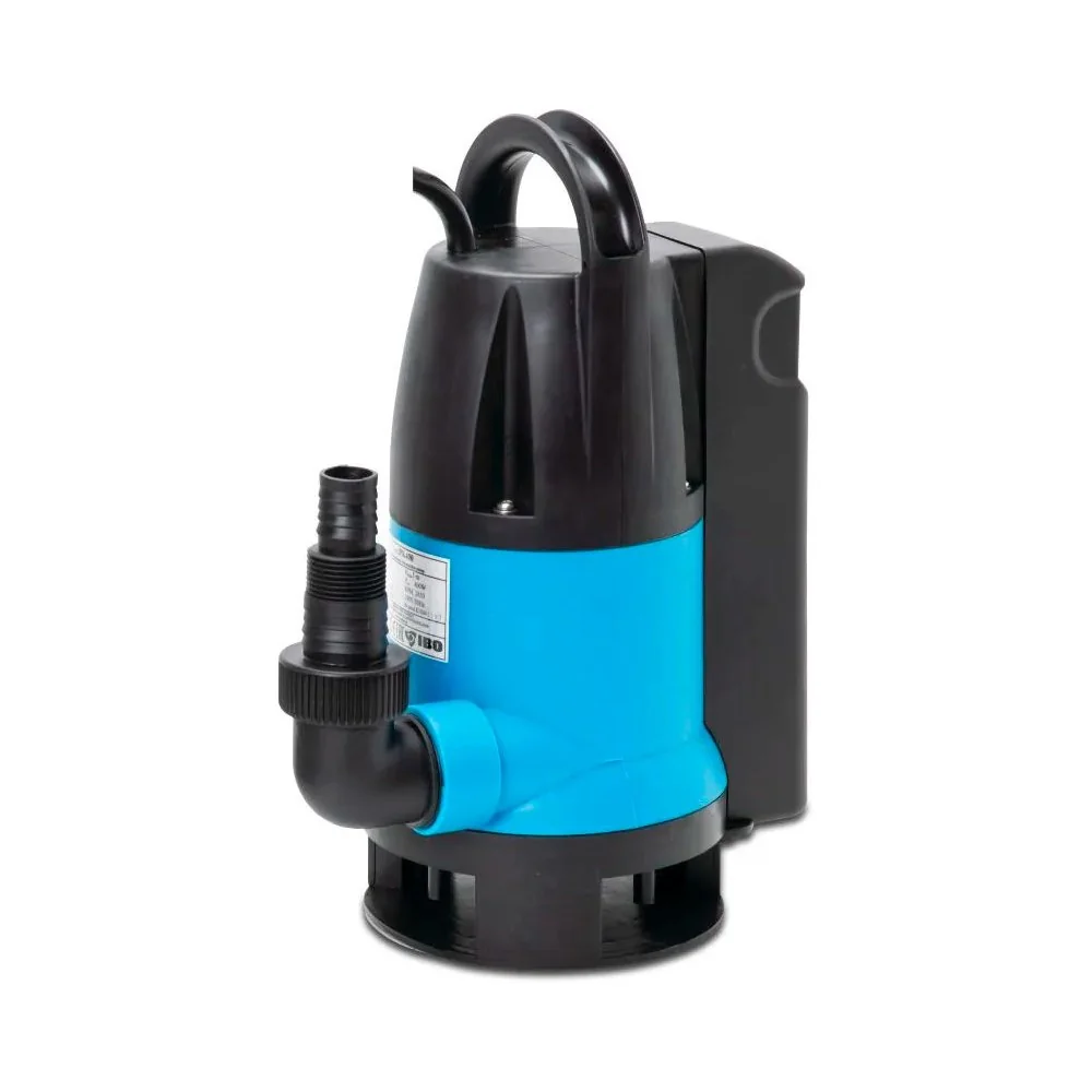 Tauchpumpe, Brunnenpumpe, Unterwasserpumpe, 230V, 0.4kW, 7.5m³/h, mit Schwimmer