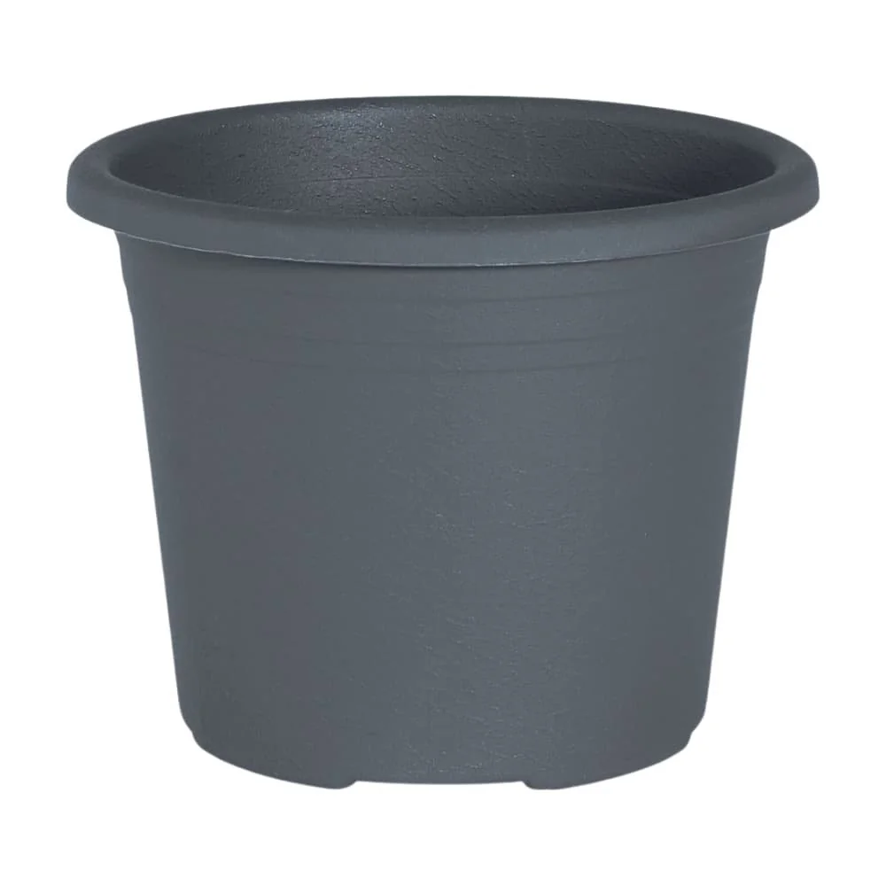 Blumentopf CYLINDRO, anthrazit, Ø 35 cm, 14,5 Liter