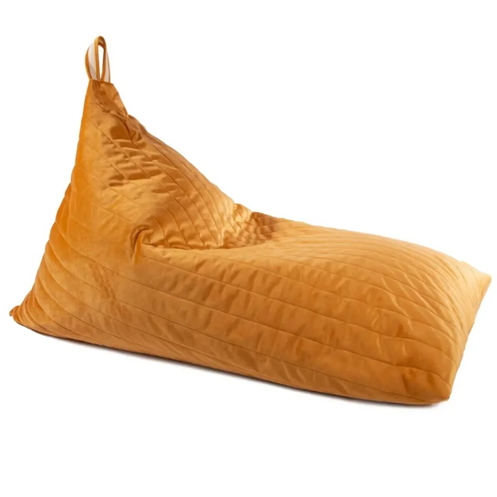 Nobodinoz Sitzsack Essaouira Savanna Samt gelb