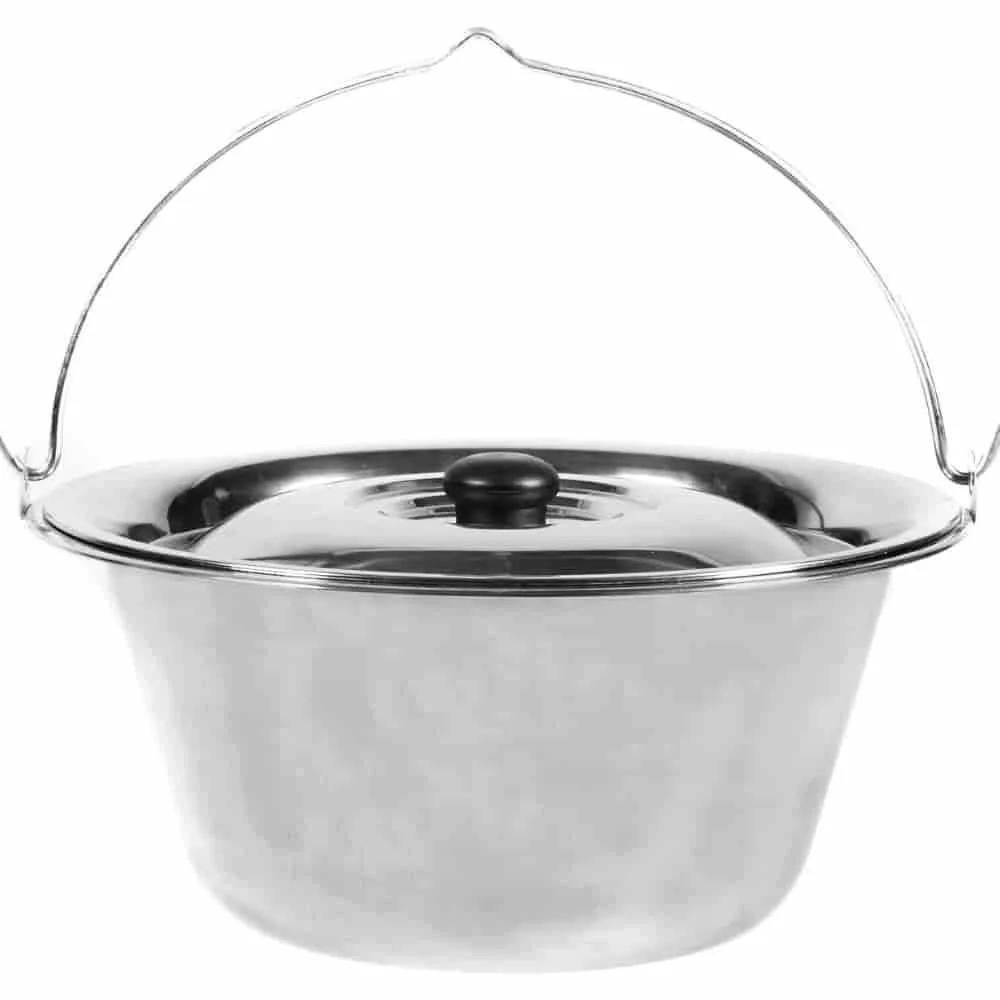 Edelstahlkessel 14 l, Kessel Edelstahl, mit Deckel