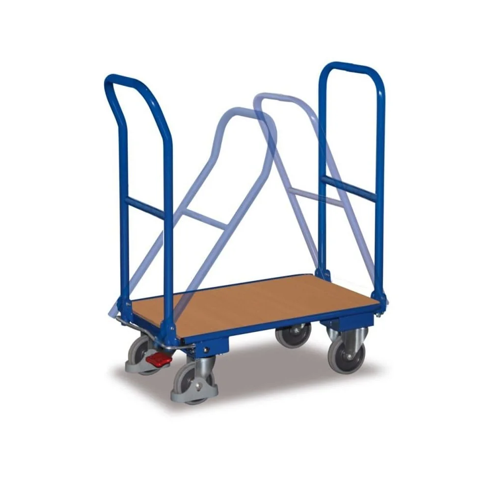 Klappbügelwagen 250 kg, mit 2 Bügeln, EasySTOP