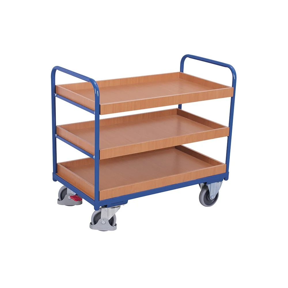 "Etagenwagen, Servierwagen, 3 Tabletts, 250 kg Traglast image"