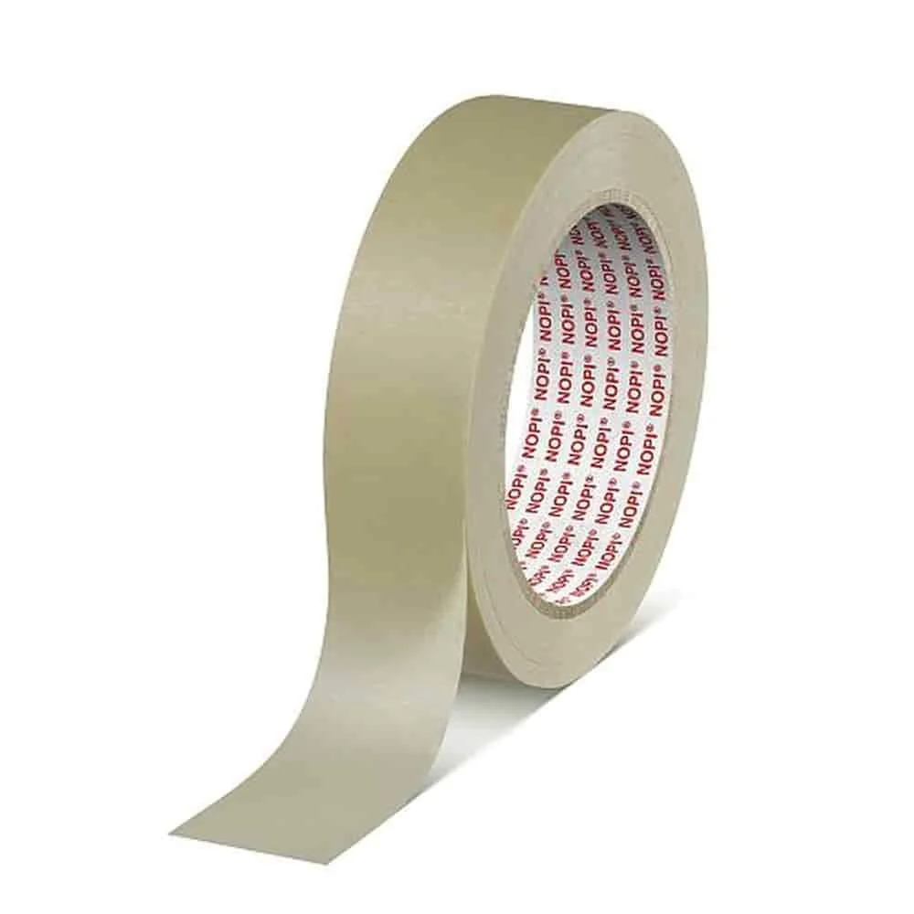 "Kreppband, Abdeckband Papier, 19 mm x 50 m, hellbeige image"