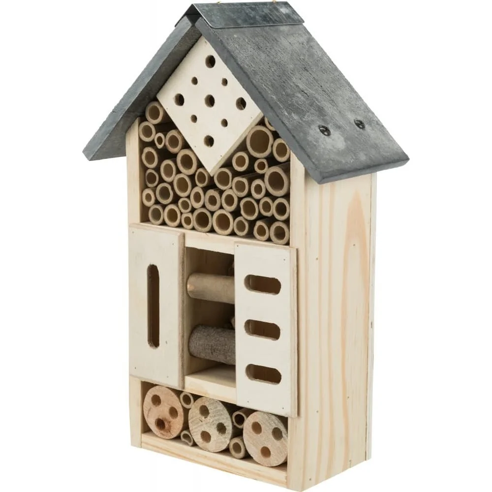 Insektenhotel Kiefernholz Schiefer 18 x 29 x 10 cm