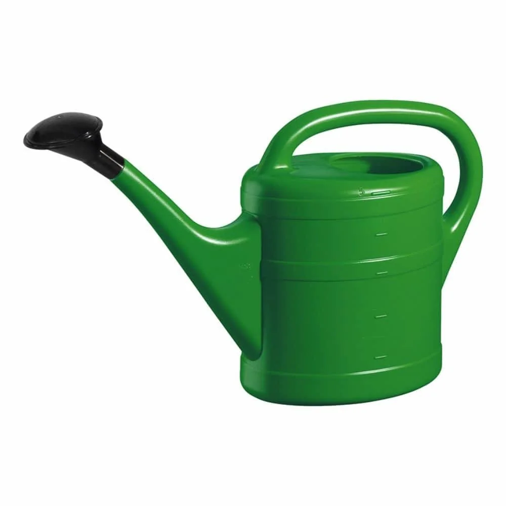 "Gießkanne 5 Liter, Kunststoff, grün, mit Brause image"