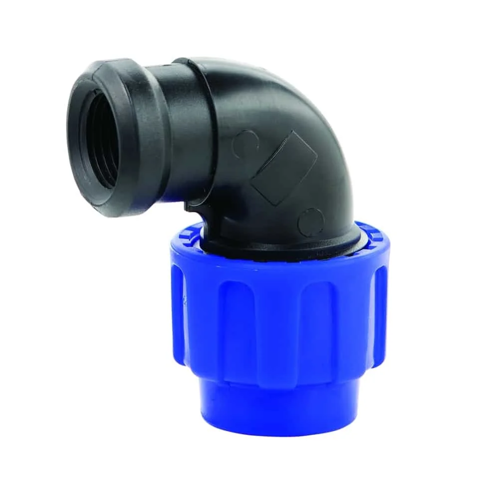 "PP PE Rohr Verschraubung 90° Winkel 20 x 3/4" IG image"
