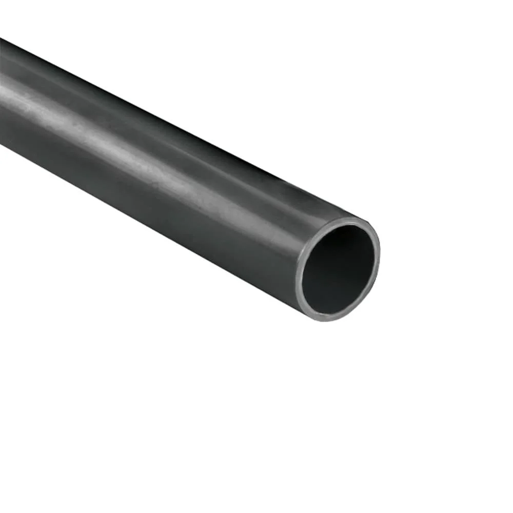 "PVC Rohr 32mm, Druckrohr, PVC-U Rohr 1m, PN16, grau image"