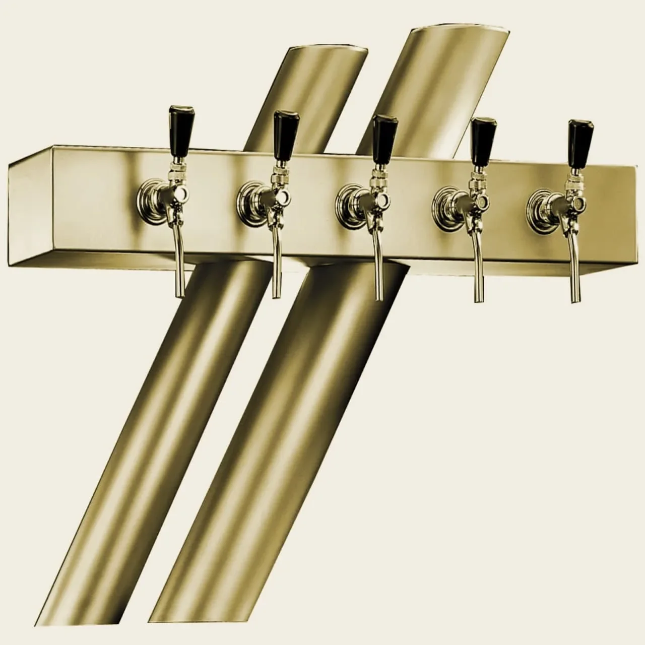 Schanksäule - Modell „RJ5“, CNS poliert, 5-leitig