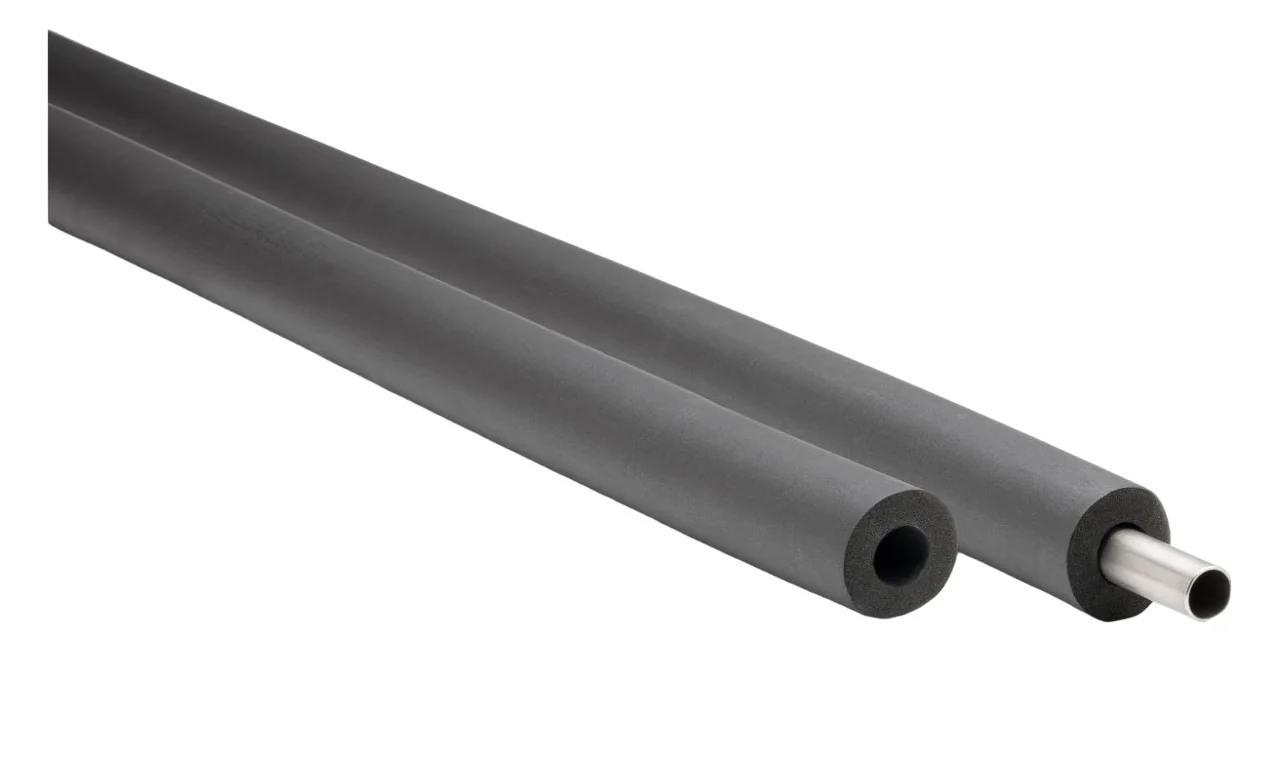 AEROFLEX® SH Rohrisolierung, Rohrisolierung - 2 m, flexibles Isoliermaterial aus geschlossenzelligem Schaumgummi, schwarz - 18 x 10 mm