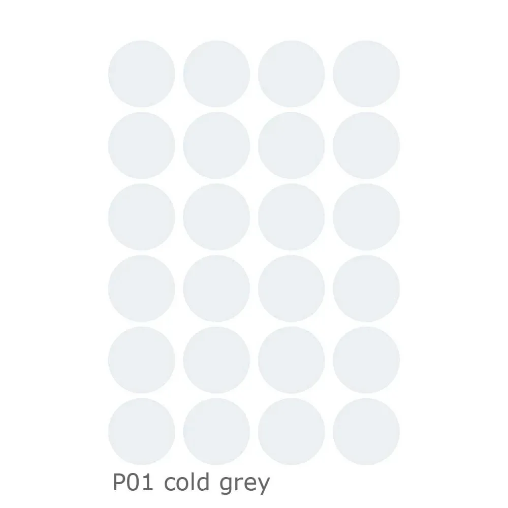 Lilipinso Wandsticker Basics Riesenpunkte, Farbe: cold grey